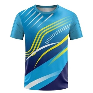 t-shirts for menCross Border New Quick Drying Top and <b>Table</b> <b>Tennis</b>, 3D Printed Short Sleeved Breathable Sports Men's T-shirt - Product Image 4