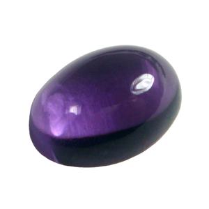 Pierres précieuses en vrac certifiées naturelles, cabochon d'améthyste violette de qualité super fine, pierre précieuse unique de forme ovale pour la fabrication de bijoux - Product Image 1