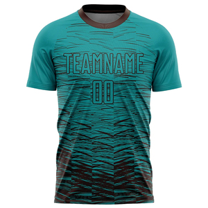 Uniforme de Fútbol Personalizado por Sublimación, Camiseta de Fútbol de Alta Calidad, 100% Poliéster, Manga Corta, Cuello Redondo, Secado Rápido - Product Image 1