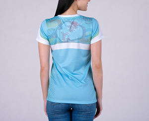 Camisetas de sublimación de manga corta Camiseta informal profesional Camiseta de sublimación personalizada Impresión de secado rápido cuello redondeado deportivo - Product Image 4