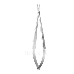 Ciseaux à poignée à ressort micro en acier inoxydable durable Lames incurvées Instruments chirurgicaux dentaires certifiés CE Outils électriques manuels - Product Image 5