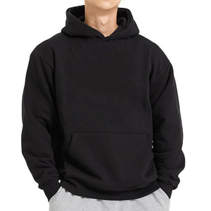 Sweat-shirt à capuche oversize en coton lourd de haute qualité, unisexe, sweat-shirts personnalisés, pulls à capuche pour hommes - Product Image 1