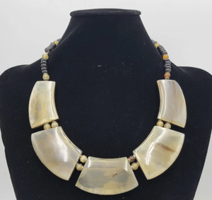 Bijoux en os de corne sans cou à pointe de corne à forte demande Collection de bijoux en corne de buffle d'origine éthique - Product Image 5