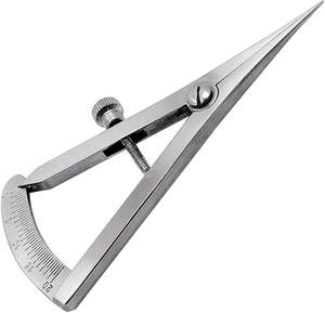 Castroliejo calipers ขนาด0-20มม. เครื่องมือวัดการผ่าตัดแม่นยำสำหรับการผ่าตัดขากรรไกรบนใบหน้าทันตกรรมและช่องปาก - Product Image 1