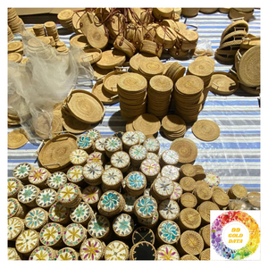 Assiettes de charge en rotin naturel fabriquées à la main napperon rustique décor de Table à manger élégant présentoir mural - Product Image 4