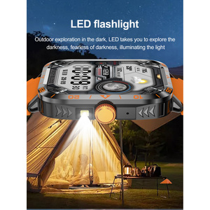 Reloj deportivo inteligente ZW59 con pantalla TFT de 1,95 pulgadas, resistente al agua IP67, monitor de ritmo cardíaco para hombres y mujeres, rastreador de actividad física - Product Image 3