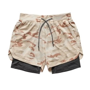 Pantalones cortos de entrenamiento deportivos de camuflaje personalizados para hombre, cómodos pantalones cortos elásticos con pretina elástica para Fitness, gimnasio, baloncesto para correr - Product Image 5