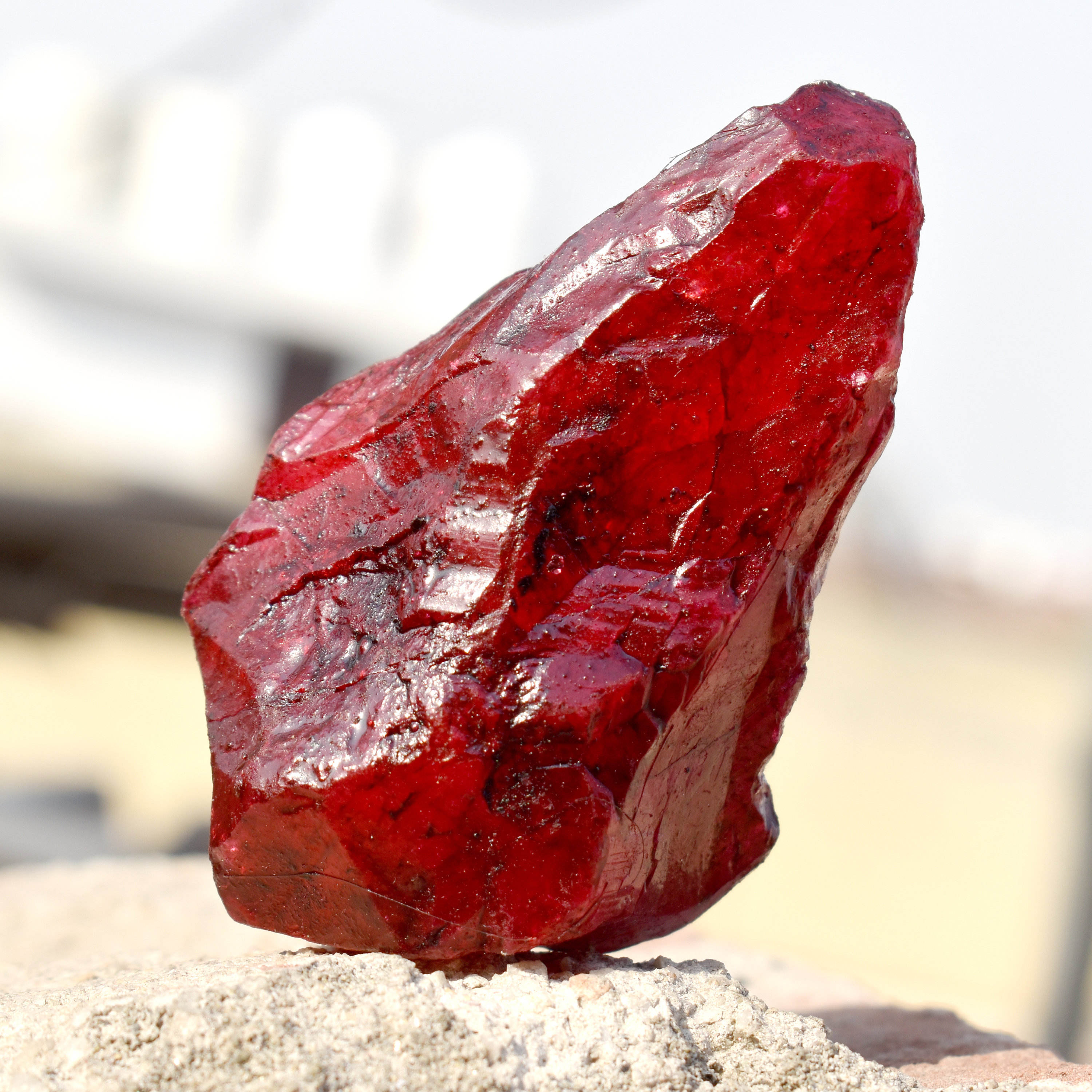 Garnet Raw Red Gemstones Natural Red Garnet Raw Garnet Gemstone
