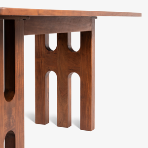 Mesa de Comedor de Madera Maciza de Diseño Simple con Patas de Nuevo Diseño para Espacios de Lujo, Casas, Villas, Estilo Vintage - Product Image 4