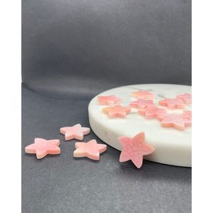 Componentes y Accesorios de Joyería con Forma de Estrella de Mar y Concha Rosa - Product Image 2