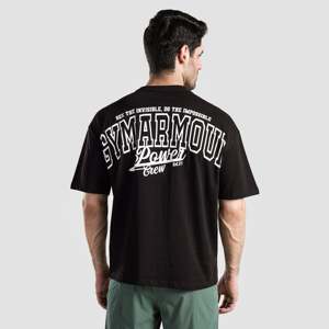เสื้อยืดเจอร์ซีย์ผ้าฝ้ายแท้ 100% รุ่น Prime Athlete (สีดำ) พร้อมป้ายกำกับแบบสั่งทำพิเศษ พิมพ์ลายสไตล์เพอร์ฟอร์แมนซ์สำหรับออกกำลังกาย - Product Image 4