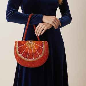 Bolso de Magnolia de cristal con cuentas, monedero Floral, bolso de flores blancas, bolso de hombro de Primavera/Verano, hecho a mano, Color personalizable, artesanía MS - Product Image 4