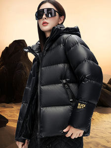 Chaqueta Acolchada de Invierno con Cuello Alto Personalizada de Moda para Hombre, Impermeable, para Trabajo al Aire Libre y Uso Casual - Product Image 3