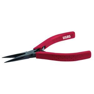 Pince à bec long demi-ronde Usag avec mâchoires droites – Produit de haute qualité – Catégorie : Pince - Product Image 1