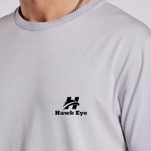 2025 camiseta transpirable de alta calidad para hombre, camiseta sencilla de manga corta de Color liso hecha en Pakistán - Product Image 3