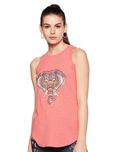 Experience Gear <b>Women's</b> <b>Black</b> Bohemian Solid Spandex/Polyester <b>Tank</b> <b>Top</b> Crew Neck Sleeveless Breathable Knitted - Product Image 4