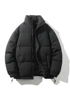 แจ็กเก็ตขนเป็ดให้ความอบอุ่นสำหรับผู้ชายใส่กลางแจ้งมีซิปปรับแต่งได้ผ้าโพลีเอสเตอร์ทรงยาวกันน้ำ - Product Image 2