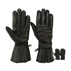 Gants de moto en cuir de chèvre de haute qualité pour hommes, protection intégrale des doigts et des articulations, antichoc, pour la conduite, OEM - Product Image 5