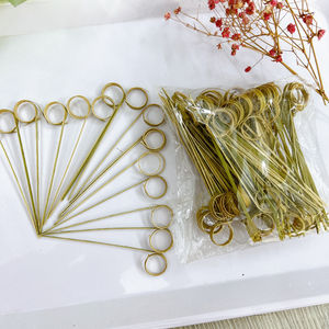 Brochetas de Bambú Desechables de Color Natural y Bajo Costo, Elegantes Palitos para Barbacoa, Brochetas para Hamburguesas, Palitos para Kebab - Product Image 4