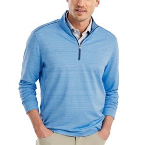 Sudadera de golf impermeable con media cremallera y logotipo personalizado, diseño de moda, ligera, para hombre - Product Image 3