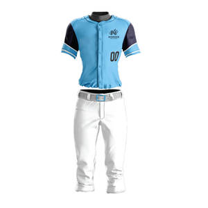 Uniforme de Béisbol Transpirable con Contraste de Color, el Más Vendido, 100% Poliéster, Personalizable, Ropa Profesional para Equipos - Product Image 1