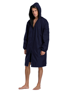 2022 Custom Advance Kids Swim Parka with Long Sleeve <b>Waterproof</b> Canvas Coat for Dry Surf Beach <b>Change</b> <b>Robes</b> 100% Cotton - Product Image 3