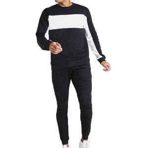 2025 nuevo diseño personalizado para hombres ropa de calle chándal venta al por mayor bajo MOQ cantidad a granel listo envío Casual estampado chándal frente - Product Image 2