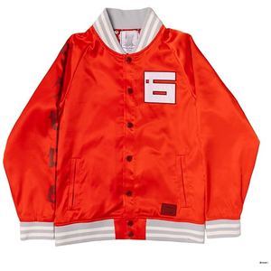 Football College Jacket Chaquetas de bombardero de satén con alta calidad - Product Image 1