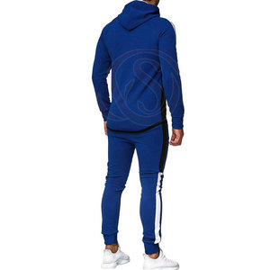 Ensemble de survêtement d'entraînement léger et respirant en coton 100% de haute qualité, fabriqué au Pakistan, avec capuche, design 2 en 1, pour hommes - Product Image 4