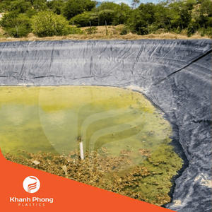 Géomembrane HDPE industrielle pour les bassins de traitement des eaux usées, dotée d'une haute résistance à la traction en direction de la machine - Product Image 6