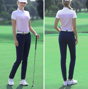 T-shirt de Golf à manches courtes confortable et respirant pour femmes OEM - Product Image 6