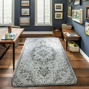 พรมปูพื้นขนสัตว์โค้งแบบมือที่ดีที่สุดทนทานและอ่อนนุ่มด้วยผ้าโพลีเอสเตอร์สองชั้นเพิ่มความพิเศษให้กับการตกแต่งบ้าน - Product Image 2