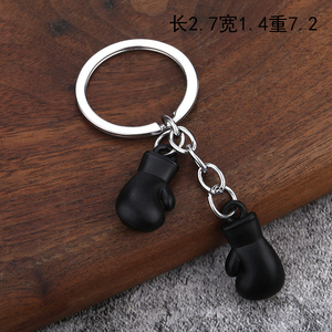 Mini llavero de Metal promocional, guantes de boxeo, colgante, Club de salud, de Fitness Club, aleación de Zinc, guantes de lucha 3D, llaveros de boxeo - Product Image 5