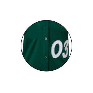 Uniforme de baseball à boutons pour hommes, maillot à manches courtes de haute qualité pour jeunes, avec sublimation personnalisée, vente en gros - Product Image 4