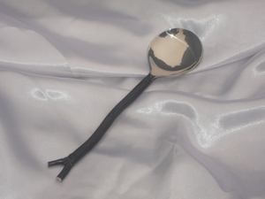 Fantaisie Logo De Luxe Réutilisable Couverts Cuillère En Acier Inoxydable 304 En Gros Espace Personnalisé Élégant Cadeaux De Fête D'affaires CLASSIQUE - Product Image 5