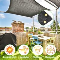 Filet pare-soleil en HDPE pour l'agriculture, serres, résistant aux UV, tissu maillé tricoté à la chaîne haute densité, couleur personnalisée, pour cultures extérieures