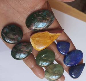 15-20mmm ซิทรีนธรรมชาติสำหรับแกะสลักหินอัญมณีแกะสลักด้วยมือสำหรับทำเครื่องประดับเงินในฤดูร้อน - Product Image 4