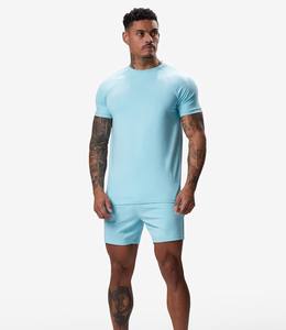 Camiseta de manga corta transpirable de secado rápido con logotipo personalizado Conjunto de camisa y pantalones cortos transpirables Ropa informal Camiseta y conjunto corto - Product Image 6