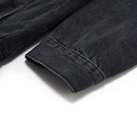 Veste en jean personnalisée pour femmes manteau en jean délavé décontracté vêtements d'extérieur légers à la mode veste en jean à logo personnalisé
