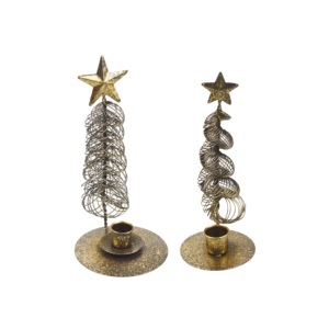 Ensemble de bougeoirs de couleur cuivre dernier bougeoir bougeoir de table en métal de haute qualité T support de lumière décoration de noël - Product Image 4