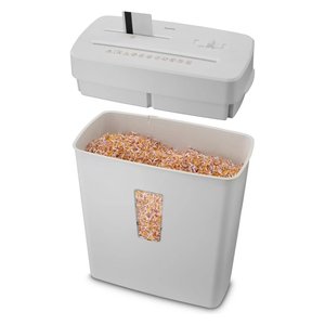 Déchiqueteuse de papier, de CD et de cartes Prime M50CD W blanche 13L à coupe croisée - Product Image 3