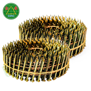 1-3/4 "x 0.086 Coil Nails 9000pcs avec tige lisse Styles Revêtement de couleur jaune et compétitif avec le prix d'usine du Vietnam - Product Image 3