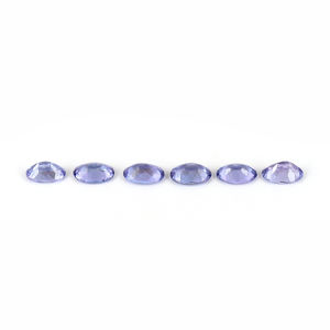 Vente en gros de pierres précieuses semi-précieuses de forme ovale en tanzanite naturelle pour la fabrication de bijoux bagues pendentifs - Product Image 2