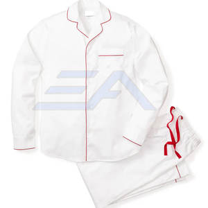 ชุดนอนผู้ชายแขนยาวคุณภาพสูง ระบายอากาศได้ดี สไตล์ลำลอง ขายดี ผลิตในปากีสถาน - Product Image 6