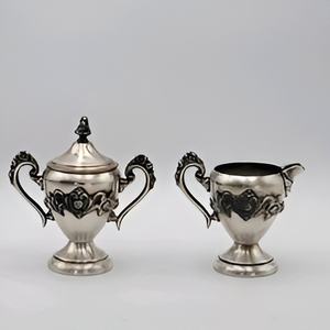 Juego de crema y azúcar de acero inoxidable para cubiertos con bandeja, nuevo estilo, utensilios de cocina de Metal, jarra de leche - Product Image 2