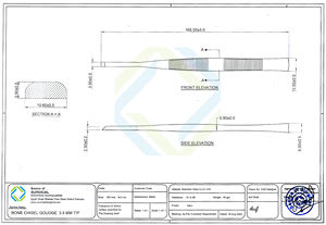 Burin en os, ciseau de haute qualité - Product Image 6