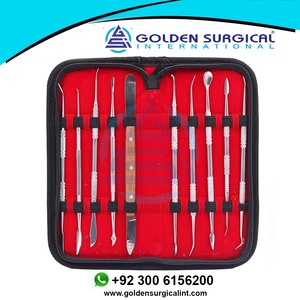 Kit d'outils dentaires pour sculpture de cire endodontique Instruments de modélisation de cire dentaire en acier inoxydable Ensemble d'instruments chirurgicaux - Product Image 5