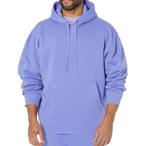 Sweat à capuche en coton mélangé pour homme, taille plus, molleton lourd, hiver, écologique, vente en gros, streetwear surdimensionné - Product Image 5