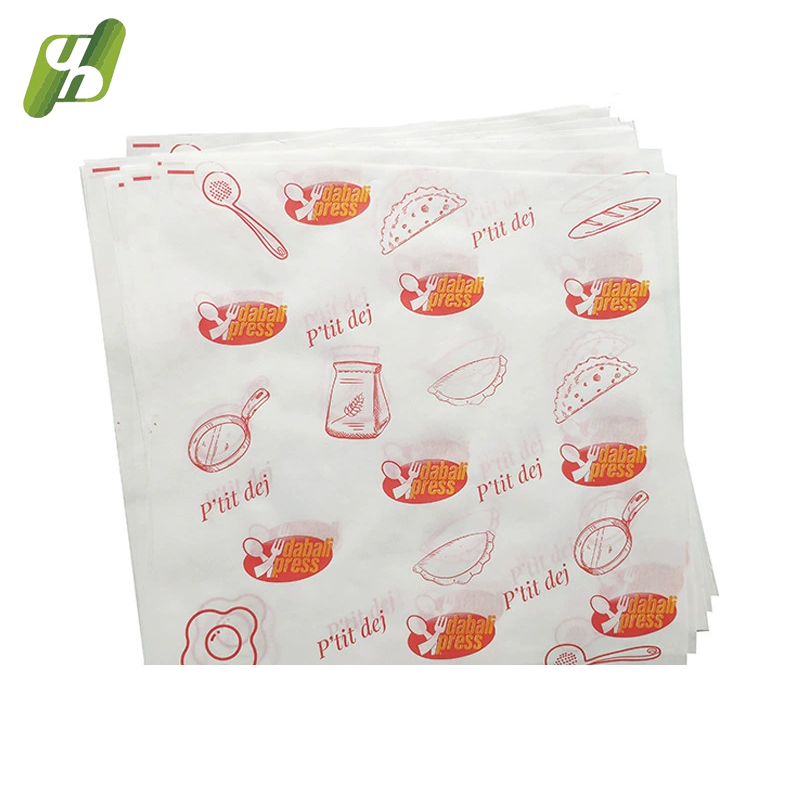 Greaseproof Wrapping Paper Bulk Supply Oil Resistant Food Paper for Takeaway and Food Service Use