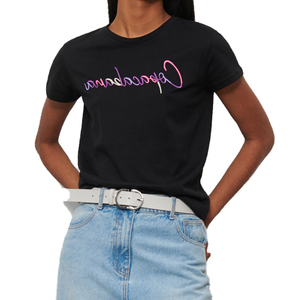 Camisetas sueltas de la muchacha de la impresión de Hip Hop del desgaste, camisetas de las mujeres del algodón - Product Image 6